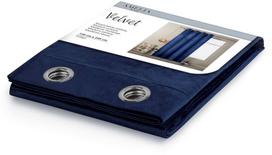 velvet uzuolaidos - AmeliaHome Velvet Curtains Indigo 240x245cm - 2 nuotrauka
