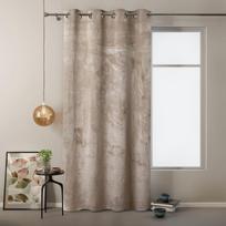 naktines smelio spalvos uzuolaidos - AmeliaHome Velvet Curtains Beige 140x245cm - 4 nuotrauka