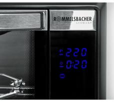 krosnele orkaite - Rommelsbacher Mini Oven BGE 1580/E Inox - 2 nuotrauka