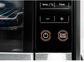 krosnele orkaite - Rommelsbacher Mini Oven BGE 1580/E Inox - 4 nuotrauka
