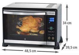 krosnele orkaite - Rommelsbacher Mini Oven BGE 1580/E Inox - 7 nuotrauka