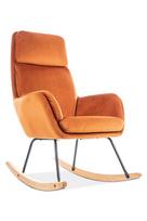 Signal Meble Hoover Rocking Chair Orange