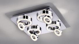 led 6w sviestuvai - Verners Tim Ceiling Lamp 23.6W 3000K LED Chrome - 3 nuotrauka