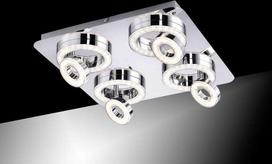 led 6w sviestuvai - Verners Tim Ceiling Lamp 23.6W 3000K LED Chrome - 4 nuotrauka