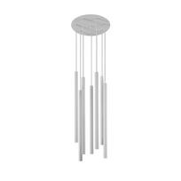 PAKABINAMAS ŠVIESTUVAS LASER WHITE 8918 LED, G9, 7X10W