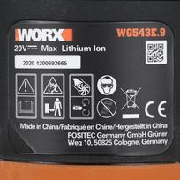 worx 20v - Worx WG543E.9 - 9 nuotrauka