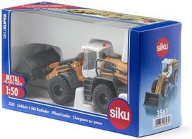 modeliukai traktoriai - Žaislinis traktorius Siku Super Wheel Loader 3561, juoda/oranžinė - 6 nuotrauka