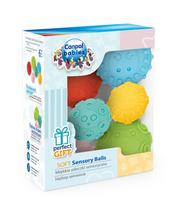 sensoriniai kamuoliukai - Lavinimo žaislas Canpol Soft Sensory Balls 79/402, 6 vnt. - 6 nuotrauka