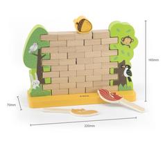 kaladeliu zaidimai - Viga Toys Medinis arkadinis žaidimas krentanti gilė VIGA - 3 nuotrauka