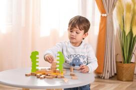 kaladeliu zaidimai - Viga Toys Medinis arkadinis žaidimas krentanti gilė VIGA - 4 nuotrauka