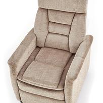 senukai foteliai - Fotelis Halmar Jordan Beige, 71x85x106 cm - 12 nuotrauka