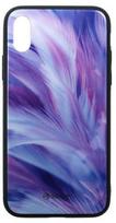 Tellur Cover Glass print for iPhone XS feather