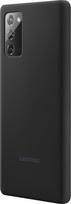samsung galaxi note 20 - Samsung Silicone Back Case For Samsung Galaxy Note 20 Black - 2 nuotrauka