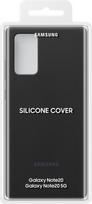 samsung galaxi note 20 - Samsung Silicone Back Case For Samsung Galaxy Note 20 Black - 5 nuotrauka