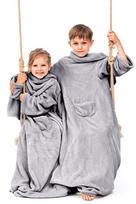 vaikiska pledas - DecoKing Lazy Kids Blanket Grey 90x105cm - 2 nuotrauka