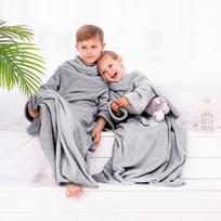 vaikiska pledas - DecoKing Lazy Kids Blanket Grey 90x105cm - 6 nuotrauka