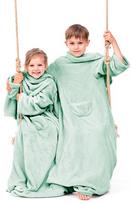 vaikiska pledas - DecoKing Lazy Kids Blanket Mint 90x105cm - 2 nuotrauka