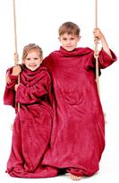 vaikiska pledas - DecoKing Lazy Kids Blanket Red 90x105cm - 2 nuotrauka
