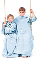 vaikiska pledas - DecoKing Lazy Kids Blanket Light Blue 90x105cm - 2 nuotrauka