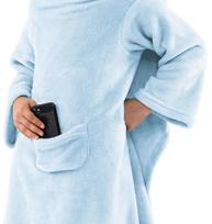 vaikiska pledas - DecoKing Lazy Kids Blanket Light Blue 90x105cm - 4 nuotrauka