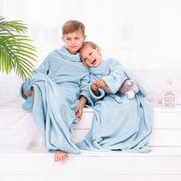 vaikiska pledas - DecoKing Lazy Kids Blanket Light Blue 90x105cm - 6 nuotrauka