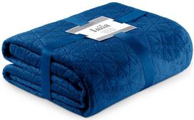 AmeliaHome Laila Bed Coverlet Royal Blue 220x240cm