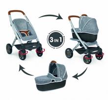 3in1 maxi cosi - Smoby Quinny Trolley 3in1 Gray - 4 nuotrauka