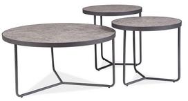 Signal Meble Demeter Coffee Table Set Gray/Black
