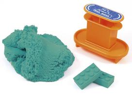 kinetinis smelis - Relevant Play Mad Mattr Quantum Builders Pack 283g Turquoise - 3 nuotrauka