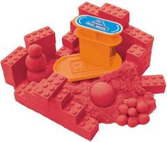 kinetinis smelis - Relevant Play Mad Mattr Quantum Builders Pack 283g Red - 4 nuotrauka