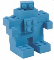 kinetinis smelis - Relevant Play Mad Mattr Quantum Builders Pack 283g Blue - 5 nuotrauka