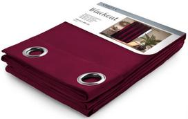 AmeliaHome Blackout Curtains Wine 140x245cm
