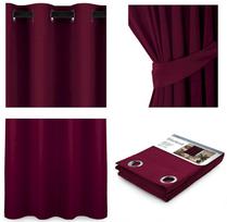 raudonos uzuolaidos - AmeliaHome Blackout Curtains Wine 140x245cm - 2 nuotrauka
