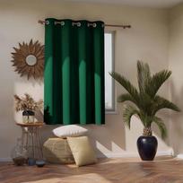 naktines uzuolaidos blackout - AmeliaHome Blackout Curtains Dark Green 140x175cm - 3 nuotrauka