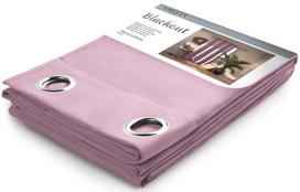 AmeliaHome Blackout Curtains Pink 140x270cm