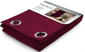 AmeliaHome Blackout Curtains Wine 140x270cm