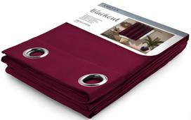 AmeliaHome Blackout Curtains Wine 140x175cm