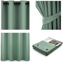 uzuolaidos blackout - AmeliaHome Blackout Curtains Mint 140x245cm - 2 nuotrauka