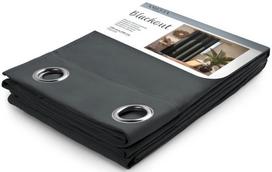 AmeliaHome Blackout Curtains Charcoal 140x245cm