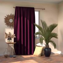 naktines uzuolaidos blackout - AmeliaHome Pleat Blackout Curtains Black 140x245cm - 3 nuotrauka