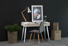 darbo azuolo stalas - Home4you Writing Desk Neptun Oak - 2 nuotrauka