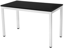 rasomasis stalas 120x60 - Songmics Computer Desk Black/White 120x60x76cm - 1 nuotrauka