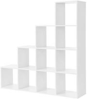 lentynos 130 - Songmics Bookcase White 129.5x29x129.5cm - 3 nuotrauka