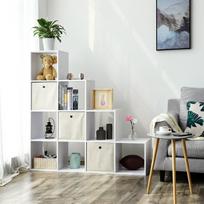 lentynos 130 - Songmics Bookcase White 129.5x29x129.5cm - 6 nuotrauka