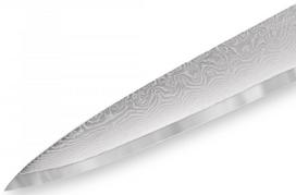 peilis damasko plienas - Samura DAMASCUS 67 Kitchen Slicing knife 7.7"/ 195mm with Wooden handle - 2 nuotrauka