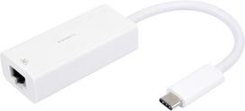 usb c lan adapteri - Vivanco USB-C RJ45 Adapter White - 1 nuotrauka