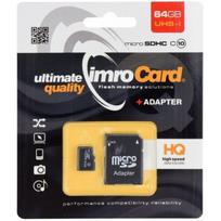sdhc card - Imro Micro SDHC 64 GB Class U1 PAMIMRSDG0009 - 1 nuotrauka