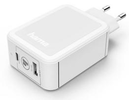 Pirkti Hama USB/USB Type-C Wall Charger Qualcomm White - Photo 2