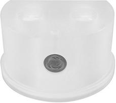 Singularity Computers Protium Quad Port Cap – Frosted Acrylic