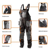 darbu drabuzes - Neo Working Trousers w/ Suspenders XXL/58 - 2 nuotrauka